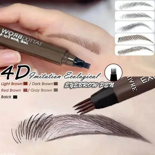 4 Point Waterproof Liquid Eyebrow Pencil Makeup For Women