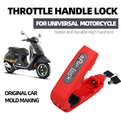 Motorcycle Grip Lock Handlebar Safety Lock Brake